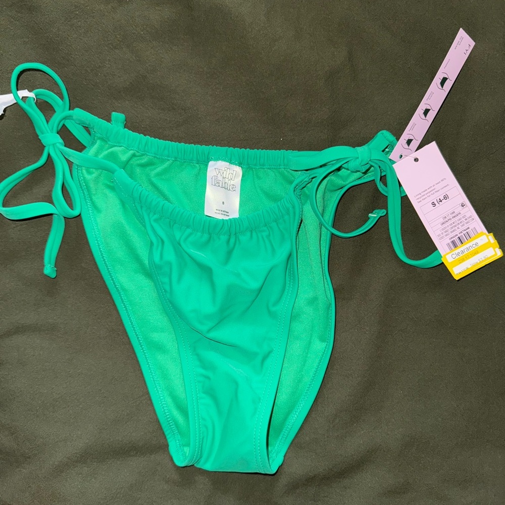 Target Vibrant Green Tie-Side Bikini Bottom